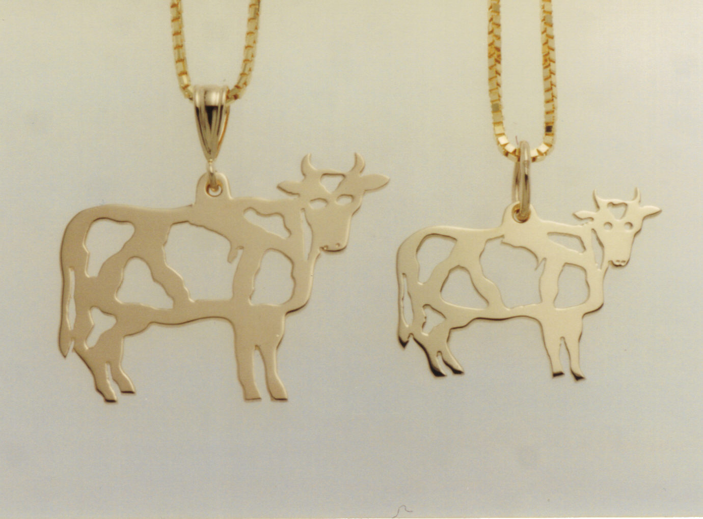 Wis-cow-sin Cow Pendant and Charm