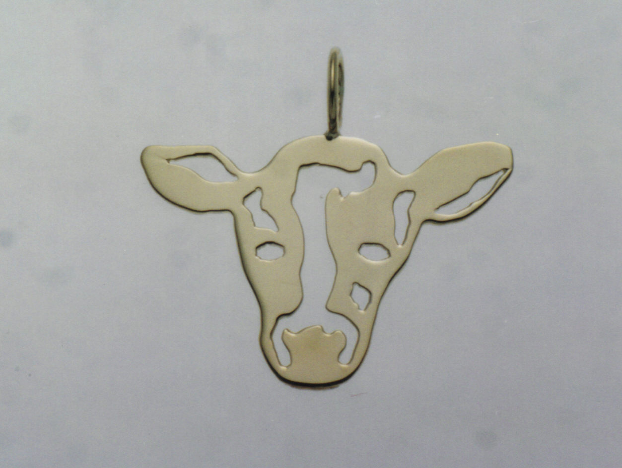 Cow Head Pendant