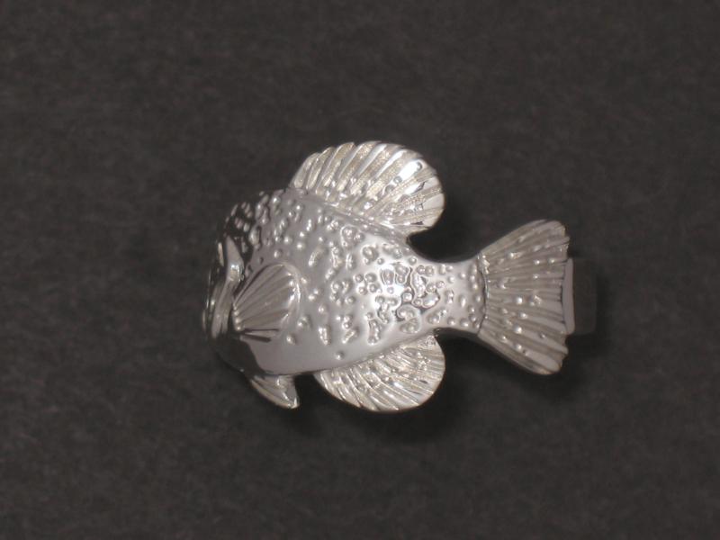 Sterling Silver Crappie Ring Back